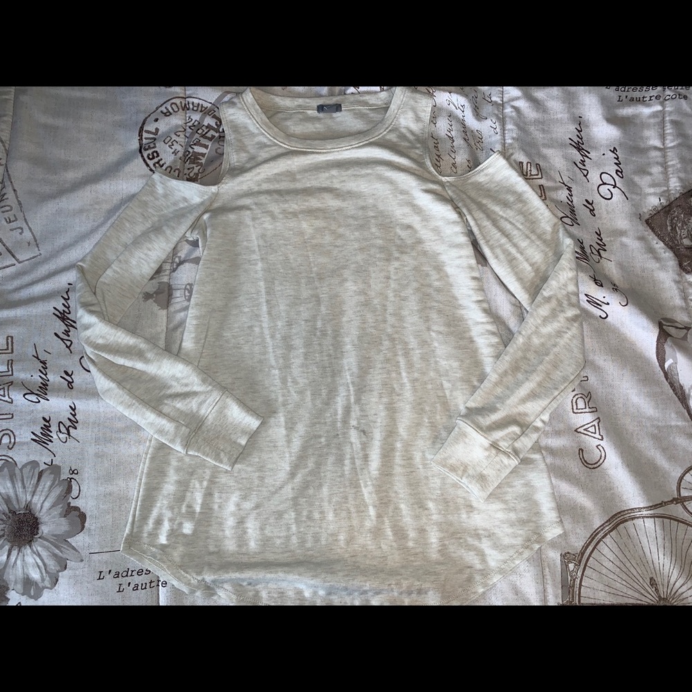 Arie Cut Out Long Sleeve Top